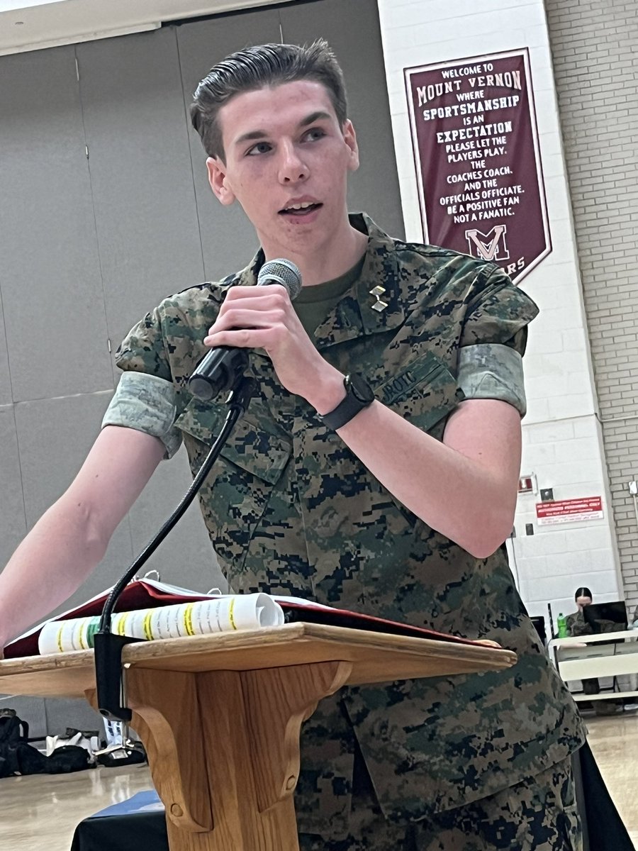 AP_MVHS's tweet photo. Great day to be a #Major MCJROTC change of command ceremony and awards presentation. These fine young men and women are shining in all endeavors!!! So proud to be part of their journey in a small way. @FCPSR3 @MVHSMajors @MVMAJORS @fcpsnews @jvrog18 https://t.co/QwFvyg7WyW