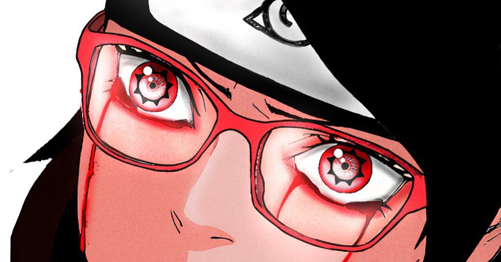 ABD on X: I think Sarada's Mangekyou Sharingan Ability might be to peer  into the future for a few seconds. She has to be as broken as Otsutsuki  Level and their clan