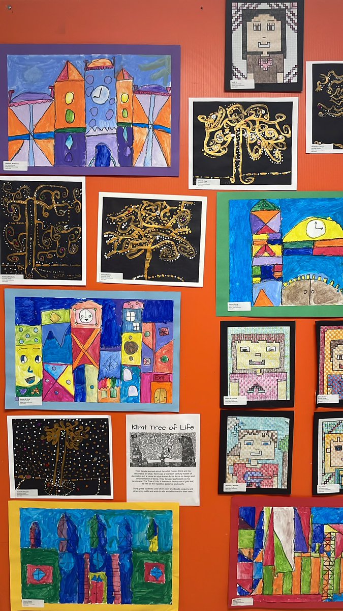Arts Fest West is underway - celebrating grades K-4 student artwork at Maple West Elementary!