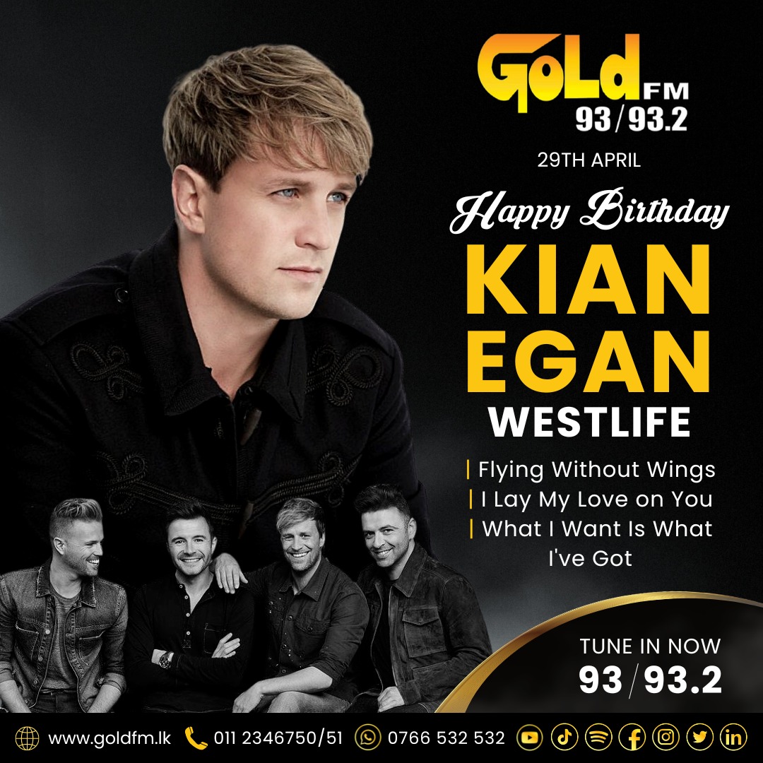 HAPPY BIRTHDAY KIAN EGAN TUNE IN NOW 93 / 93.2 Island wide     