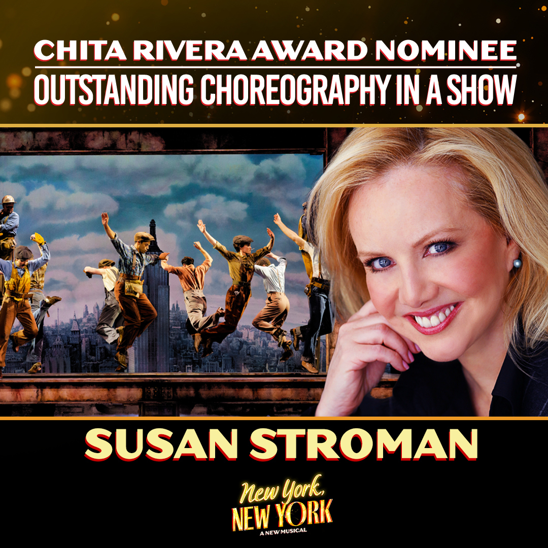 #NYNYbway is a Major Chord ✨ Congratulations on 3 Chita Rivera Award Nominations ✨