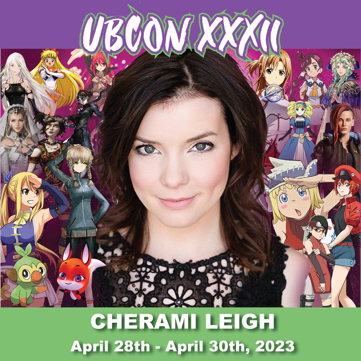 Cherami Leigh on Twitter: "Schedule for this weekend at UB Con… TONIGHT