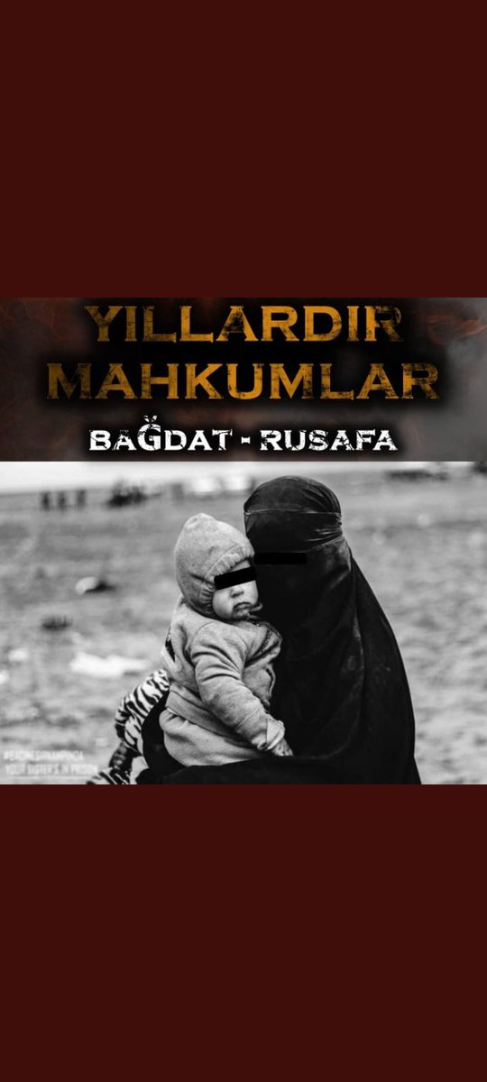 Çocuklar Annesiz Uyuyor 
iken siz nasıl rahat uyuyacaksınız ey vicdan sahipleri?