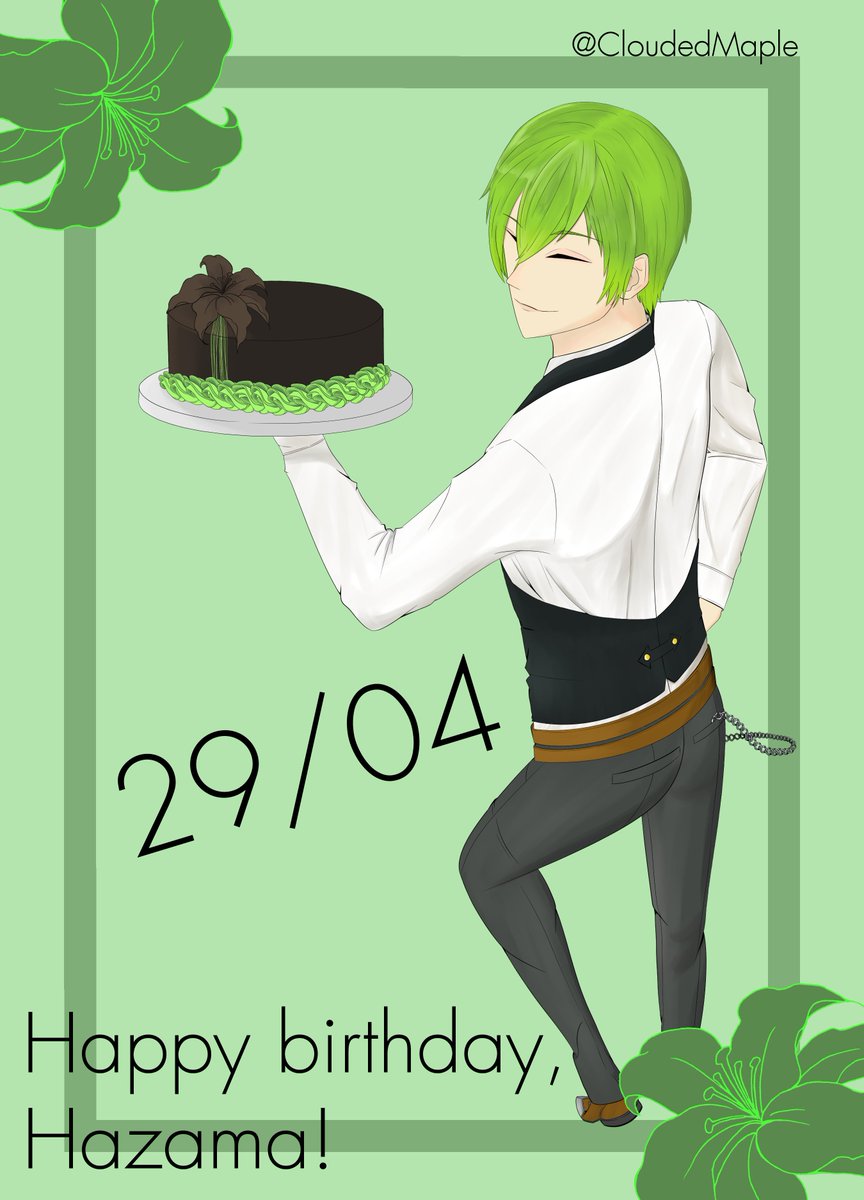 CloudedMaple's tweet photo. Happy birthday, Hazama! https://t.co/LitUgnLQJi