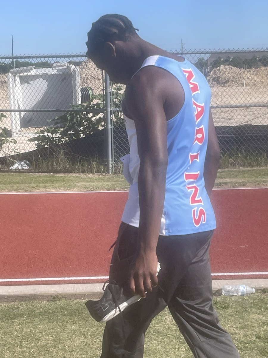darealkmouton's tweet photo. Ticket Time! @lilchase1_ here representing at the 5A Region 3 track meet for Marlin Nation @MadisonHS_ . Future  @Morehouse Man https://t.co/EAFSZdtCEB