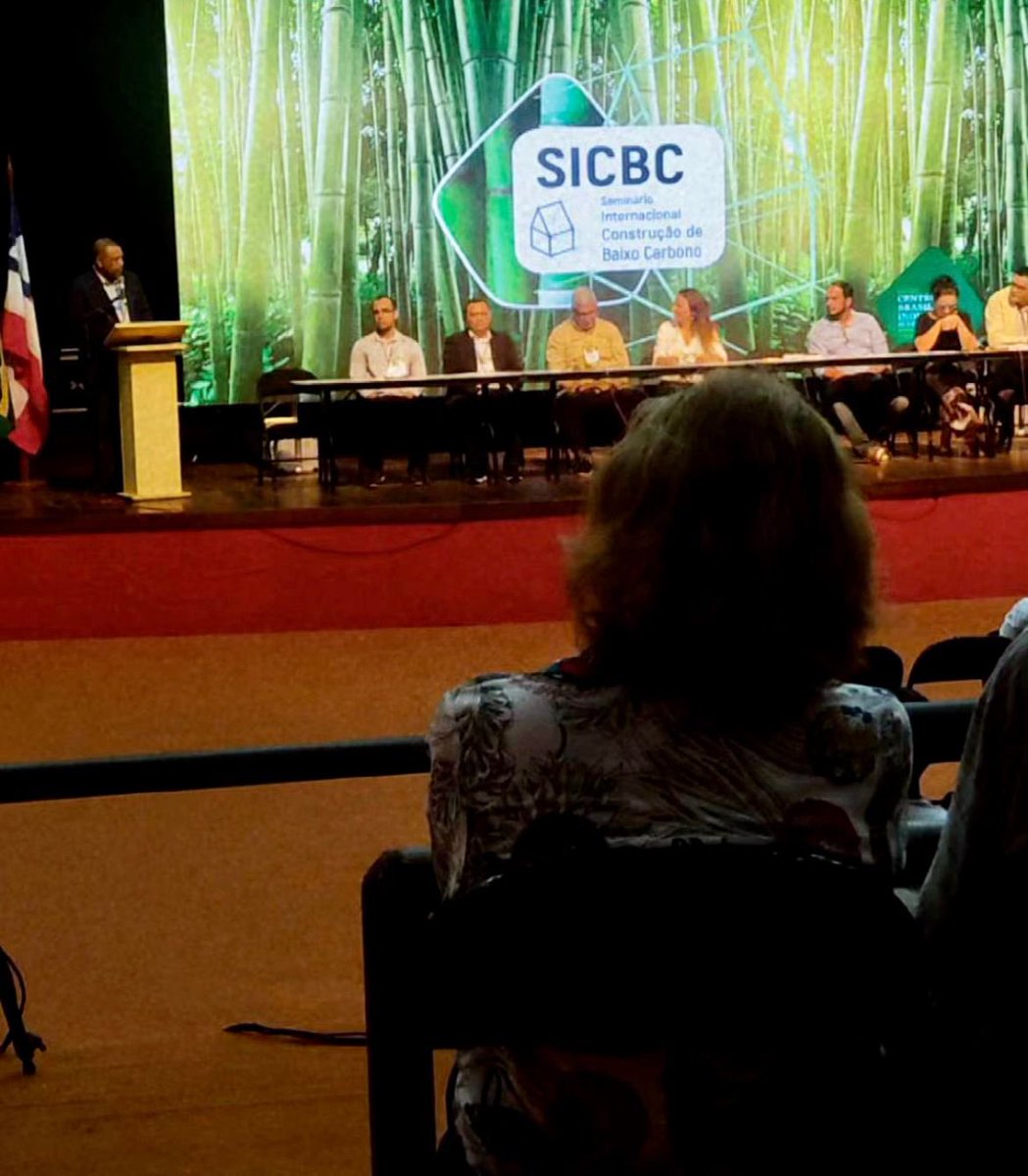 inbarlac's tweet photo. En Bahia🇧🇷se desarrolló el Seminario Internacional de Construcciones Bajas de Carbono organizado por #CeBIS, mismo que contó con la participación del arquitecto  Simón Vélez y varios expositores internacionales. @INBARofficial participó de manera virtual en este importante evento https://t.co/HEKW19UeC5