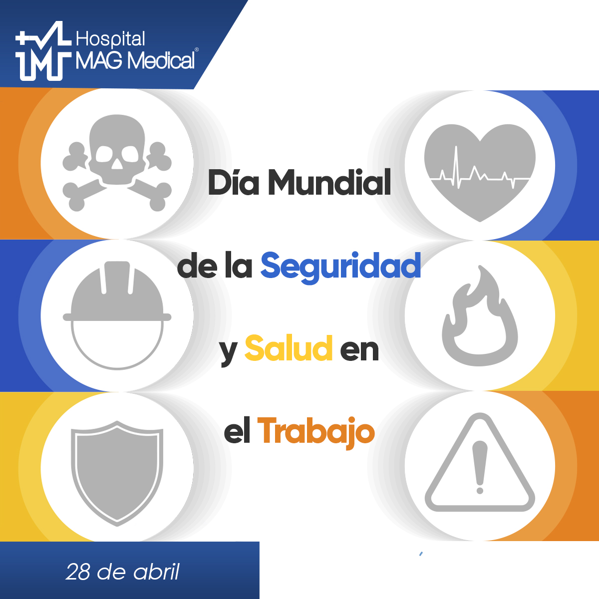MagMedicalGroup's tweet photo. Por un entorno de trabajo seguro y saludable como nuevo derecho fundamental. #efeméridesmag #seguridadysaludeneltrabajo https://t.co/9vc1FIPJE2