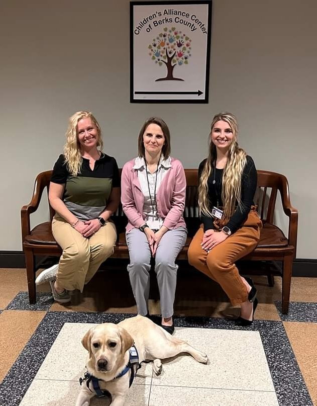 Paws_Affection's tweet photo. Kammy has graduated as a Facility Dog! She moved out today and will start her role at the Children’s Alliance Center (CAC) of Berks County on Monday. The CAC handlers will welcome Kammy’s zeal, levity, and love in supporting children before, during, and after forensic interviews. https://t.co/fXhDkZOjMY