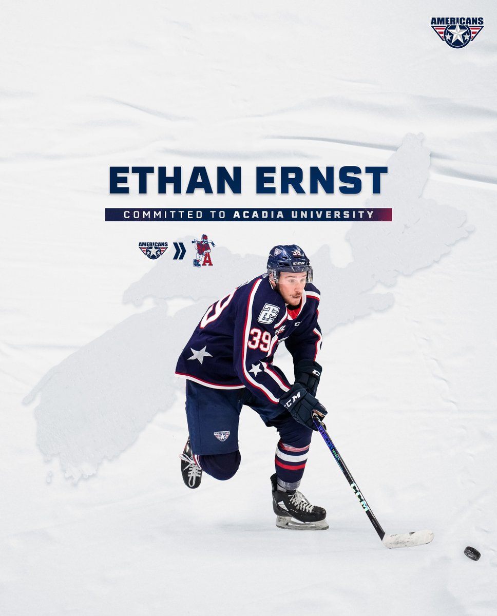 Ethan Ernst has committed to furthering his academic and hockey career at Acadia University.

Congratulations, Ethan!

#AmsAlumni

READ » bit.ly/3LeFhoJ
