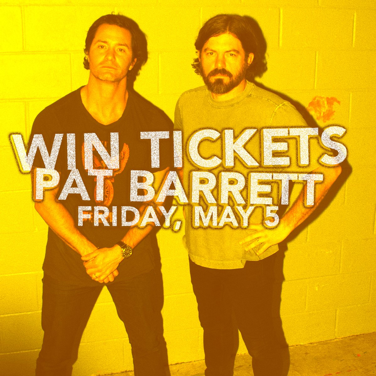 Enter to win tickets to see Pat Barrett &amp; Josh Baldwin next Friday, May 5 - parkwayfellowship.com/ticket-giveaway