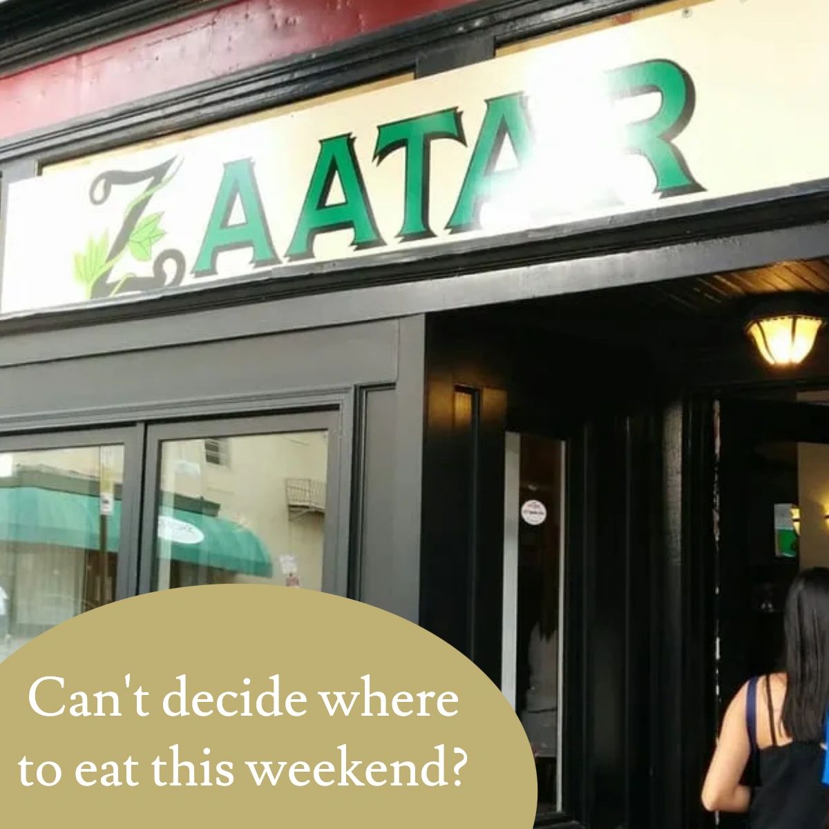 All signs point to enjoying a delicious and authentic Mediterranean meal at Baltimore's favorite spot,#Zaatar.
