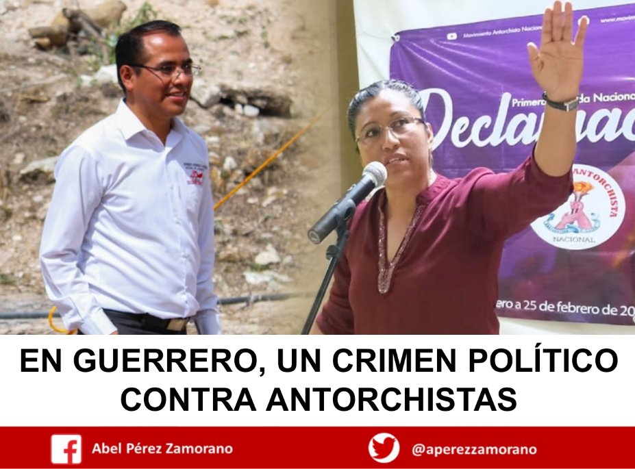 aperezzamorano's tweet photo. Buenas tardes, te invito a leer mi artículo semanal titulado: 
EN GUERRERO, UN CRIMEN POLÍTICO CONTRA ANTORCHISTAS
Para consultarlo, lo puedes encontrar en el siguiente link:
https://t.co/a1x3i9j9f1 https://t.co/KZZ62Dj0V8