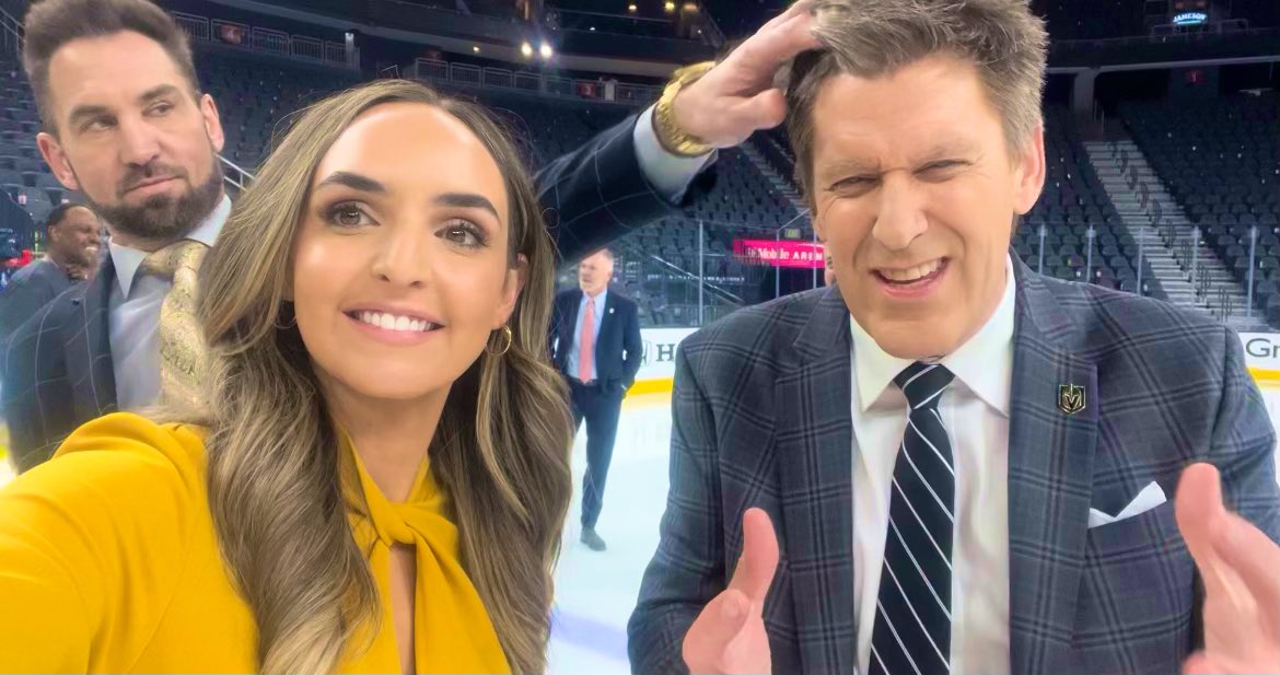 🗣️VEGAS IN 5🗣️ Whatta time! The end of Round 1 is bittersweet as it marks the last TV broadcast of the season for our crew. BUT, excited to bring live streams, podcasts & BTS content (requests welcomed!) through the @GoldenKnights channels the rest of the way. On to the next!