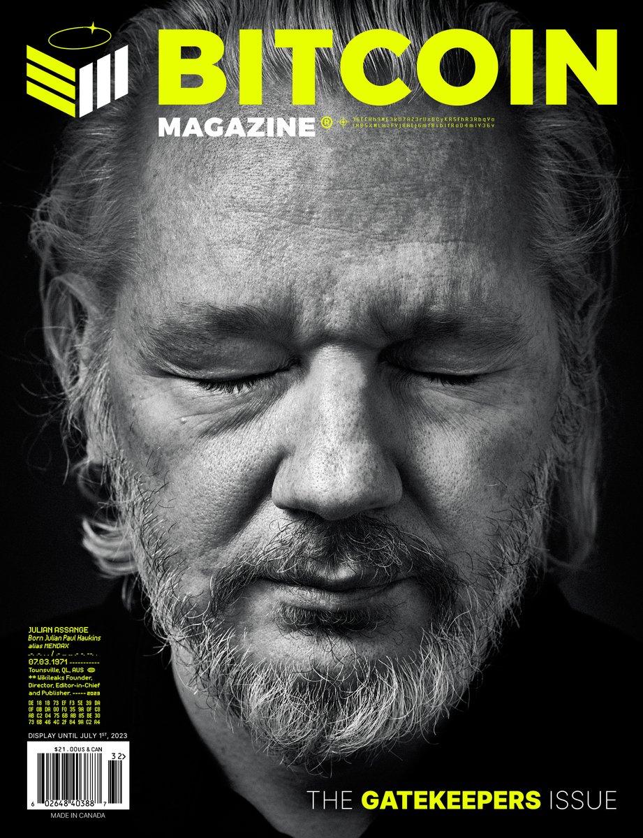 BitcoinMagazine's tweet photo. @bitcoinbrink @Samara_AG_ In a world where journalists can be imprisoned, assets can be seized, conversations can be listened in on, and opinions can be censored... 

It just might be quarter-past time we start calling out the night watch.

Letter From the Editors: https://t.co/yTSuUnL0ft https://t.co/JI5bcgOZ3d
