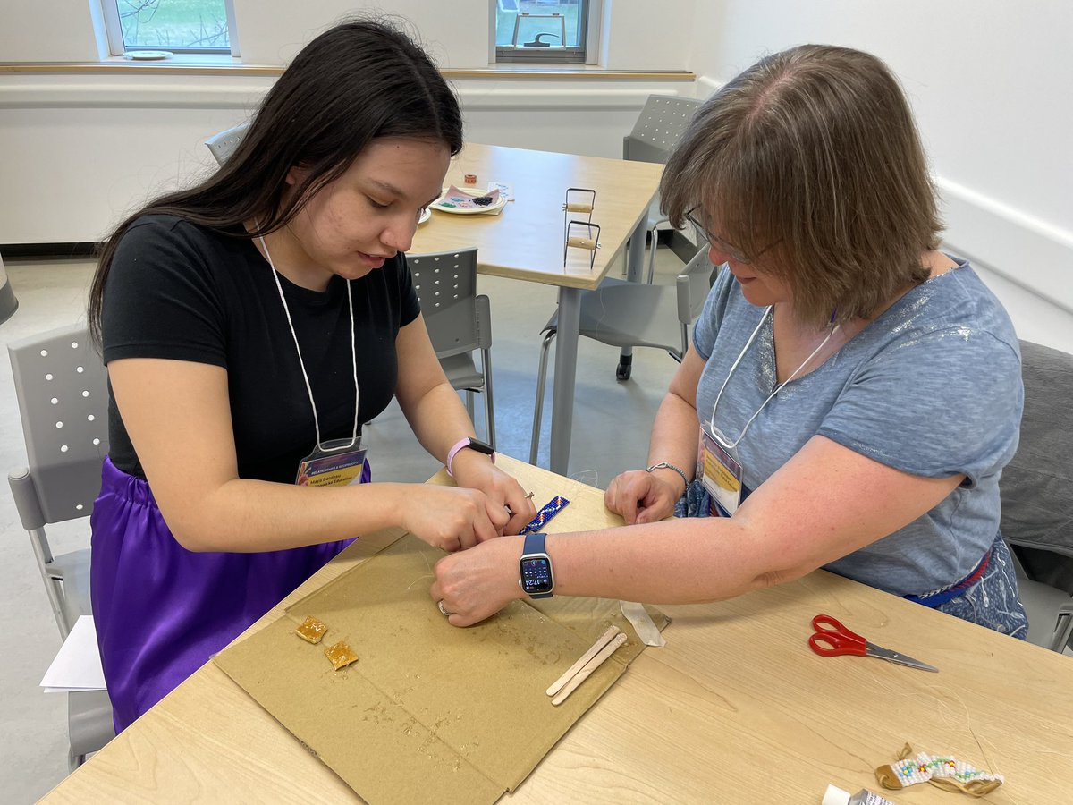 BonnieSears20's tweet image. Finally @LakeheadOrillia for the #IKMath2023 conference.  Authentic math leaning through Métis artistry with our partners. Thank you @ruthbeatty11 for all your work. We miss @metiscree2