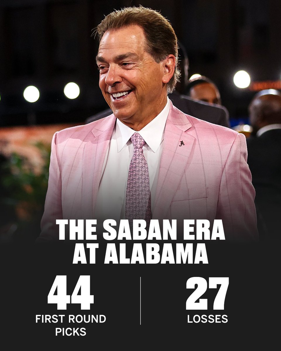 This Saban stat 🤯🤯 <a href="/AlabamaFTBL/">Alabama Football</a>