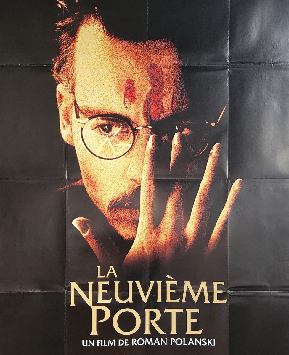 The Ninth Gate-Original Vintage Movie Poster of Roman Polanski's Tale of Madness and Magick with Johnny Depp, Frank Langella, and Lena Olin etsy.me/3VeGgKd #theninthgate #johnnydepp #romanpolanski #lenaolin #emmanuelleSeigner #vintagecinemaart #movieposter