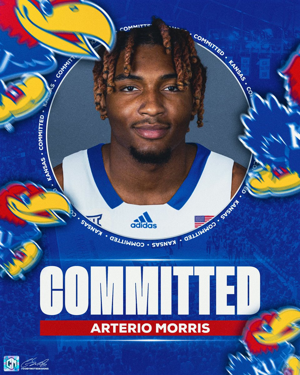 tobias_bass's tweet photo. 🚨BREAKING: Arterio Morris will transfer to Kansas

Morris is a former McDonald’s All-American that averaged 4.6 points and 1.4 rebounds last season at Texas 

The Jayhawks also added Nicolas Timberlake from Towson @TheAthletic https://t.co/o3diwQI4T1