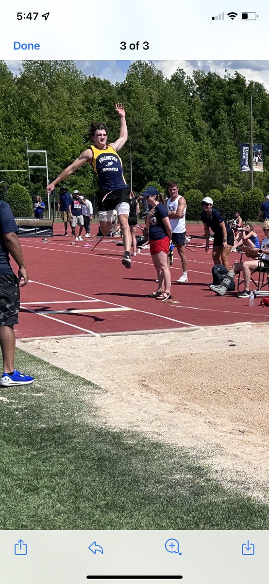 Congrats to 2024 ATH Aidan Price on winning the State championship in long jump with a jump of 21.5!