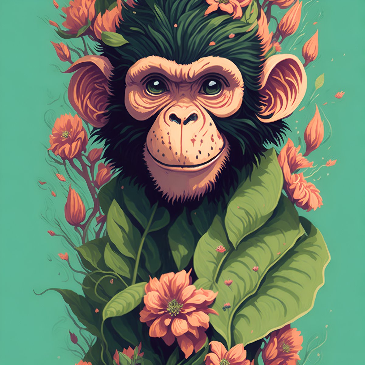 MahmouSewar's tweet photo. 🟢🟢DROP ALERT🟢🟢
                                  Elysian Monkey
- FIRTS ITEM in the collection 
- collection name Elysian Realms
- hand-made modified by AI Tech
👉LINK👉https://t.co/1M7wzpyVSq

price: 0.01 ETH

Like + Retweet 

#NFTCommunity #NFTartwork
