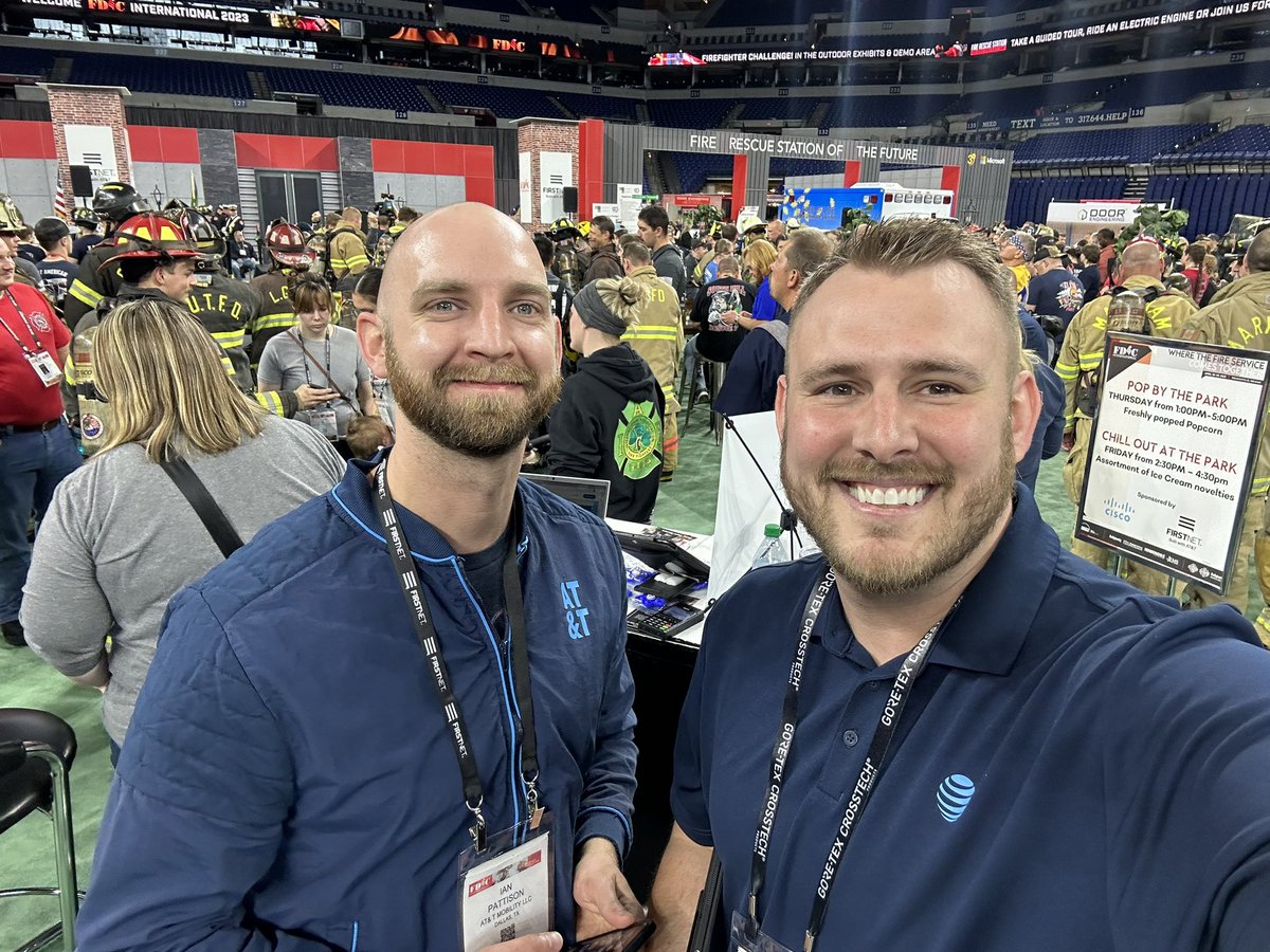 BrandonHagerRSM's tweet photo. Successful day at FDIC. I loved the opportunity to talk @FirstNet with some awesome first responders from across the country. @Mmmgood34 @TheoAlexander11 @WolfpackGLM @GreaterLakesMkt https://t.co/c3dwA4xuCr