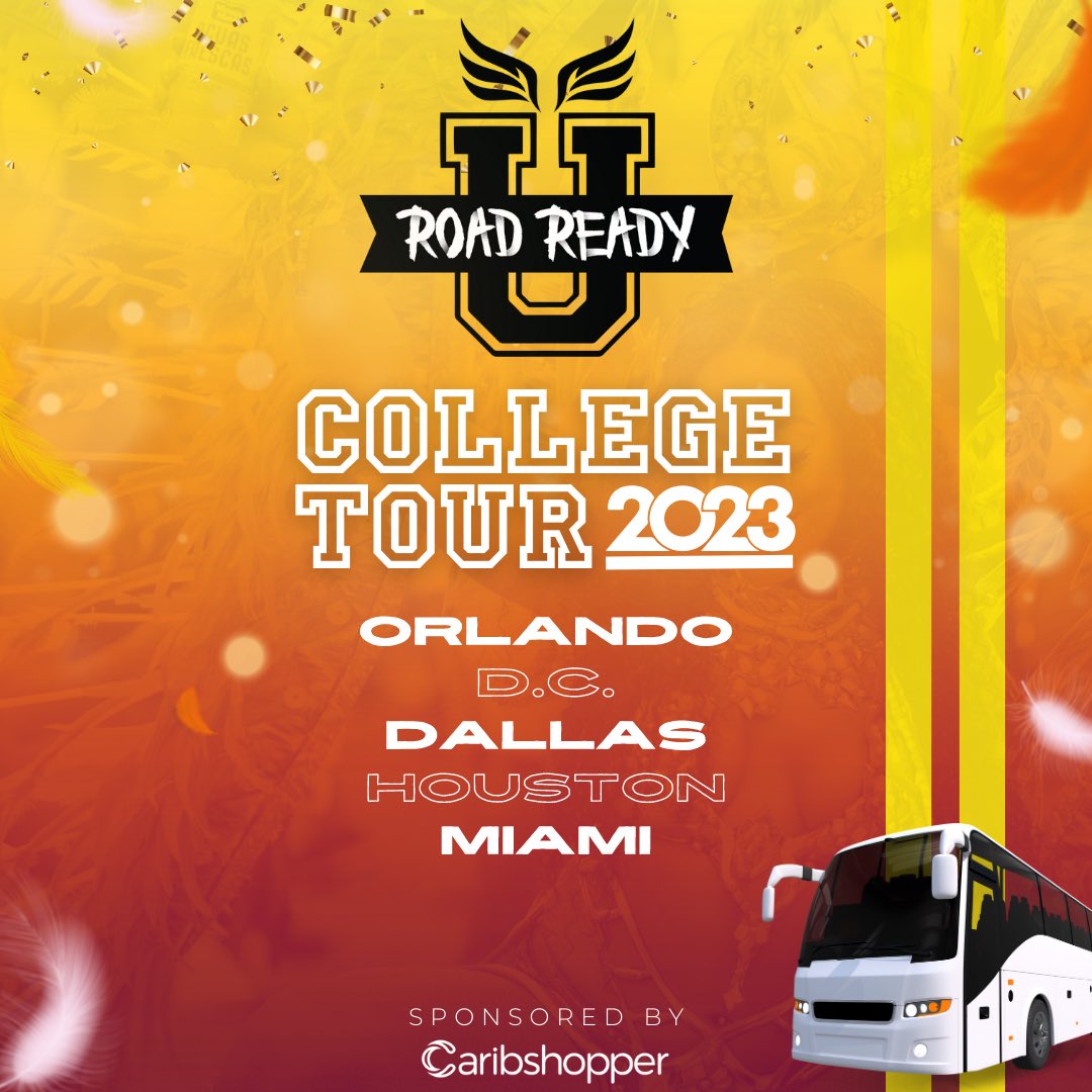 RoadReadyTV's tweet photo. THIS ONE’S FOR U! 🫵🏽🤪

The Road Ready Carnival Reality Show is handpicking daring and dynamic College and University students for the Global Carnival experience of a lifetime! 🤩

ROAD READY U
1 Tour: 5 cities‼️ ⁣
Stay tuned for more details on how you can #JoinTheExperience 🥳 https://t.co/Rs41D8Skyt