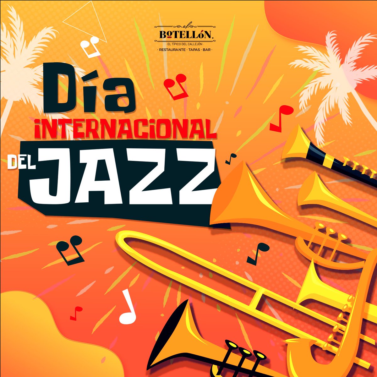 elbotellon_mx's tweet photo. #JazzDay 🎷🥳
Desde el S.XIX el #Jazz más que 1 ritmo, es 1 forma de libertad, expresión, integración y paz. Por eso la UNESCO proclamó el 30/04 como #DiaInternacionalDelJazz 
🥳 Celébralo incluyendo en tu playlist de hoy tanto Jazz como te sea posible
#diainternacionaldeljazz 🎷 https://t.co/dN8REHgiPk