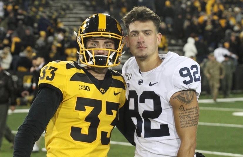 Jaguars_AD's tweet photo. Good luck to Centennial alums, Riley Moss and Jake Pinegar this weekend at the #NFLDraft !  Go chase greatness!  We are proud of you both.

#iahsfb #GoJags 

(Photo courtesy of Drue Wolfe Photography and Ankeny Fanatic) https://t.co/tfS7iqUyut