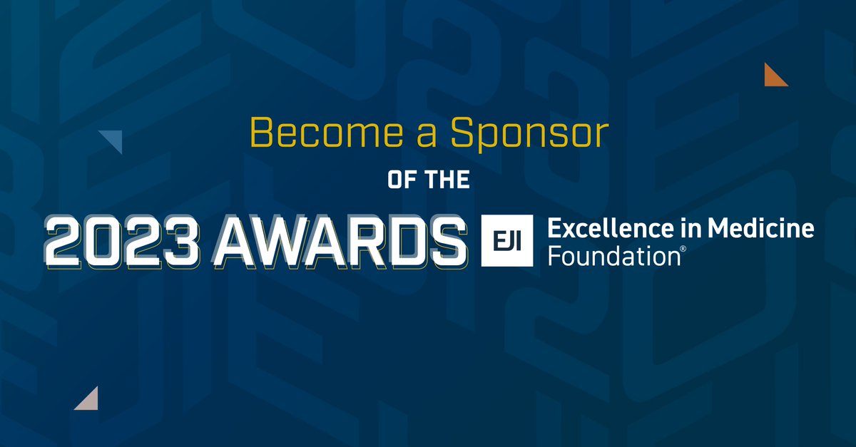 ejiawards's tweet photo. Impact the future of healthcare for New Jersey by sponsoring this year’s awards ceremony. To become a sponsor and receive access to this year’s event, your own sponsorship page on the event website, and more, visit https://t.co/zz5Hq64cM3. #EJIExcellence #Healthcare https://t.co/je6GmZnDw9
