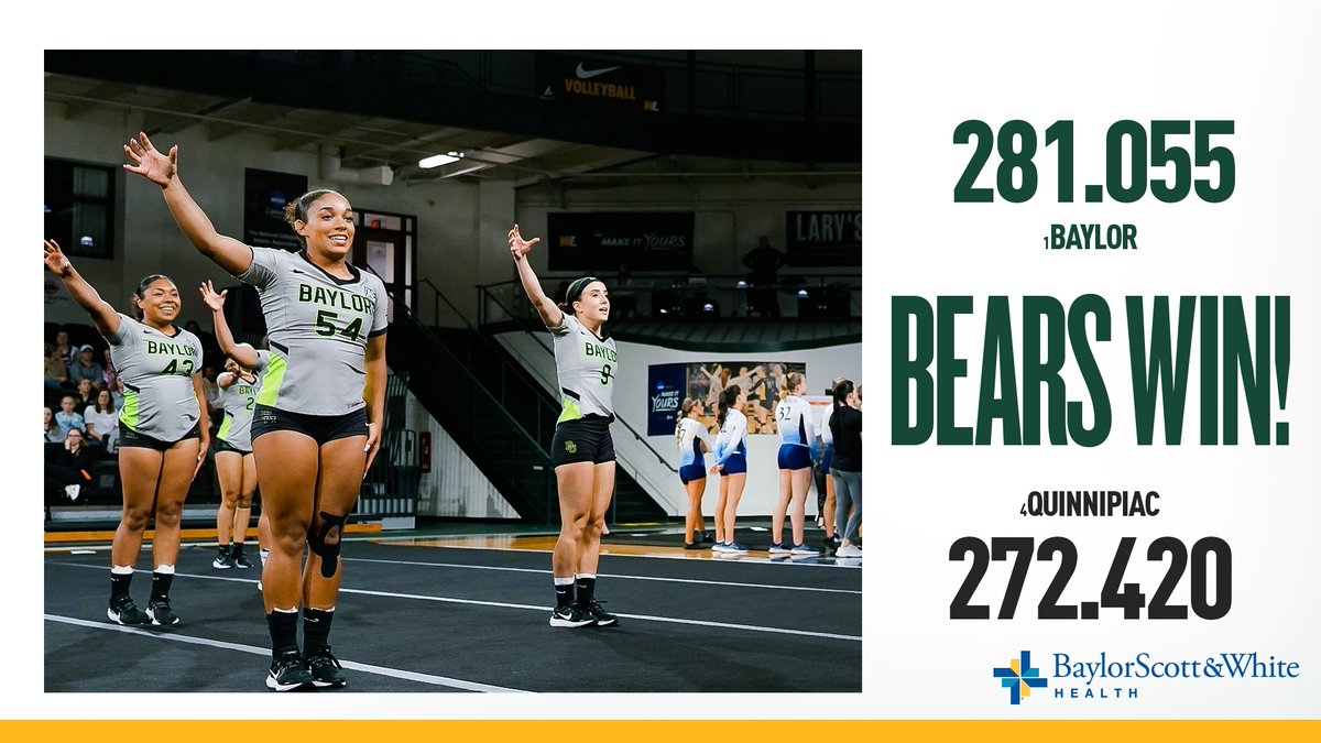 BaylorAcroTumb's tweet photo. SIC'D THE SEMIS!😍

#SicEm🐻 #NCATA23 https://t.co/Hk8LT4JtFc
