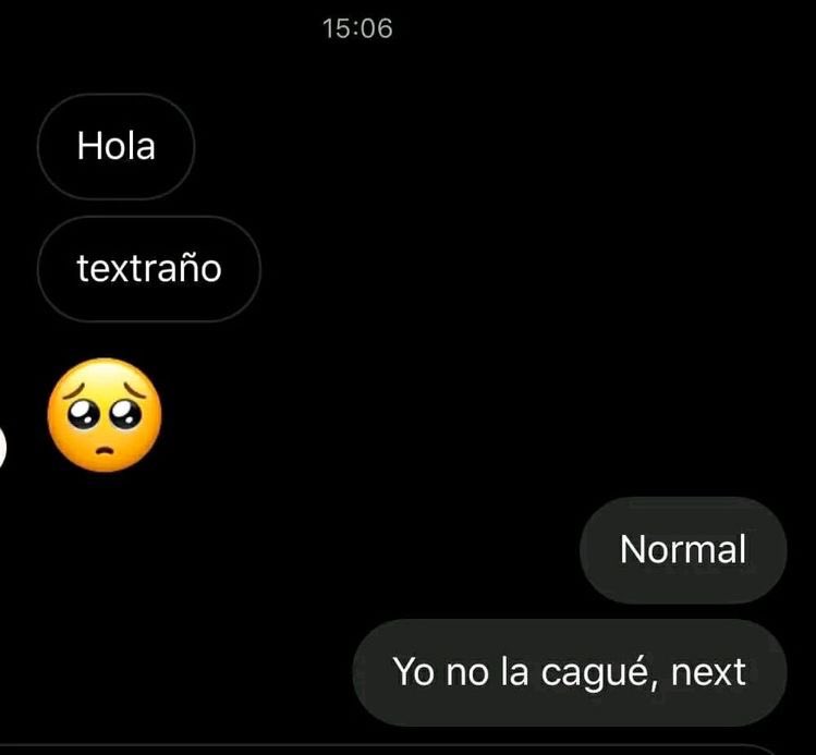 Yo no la cague, next