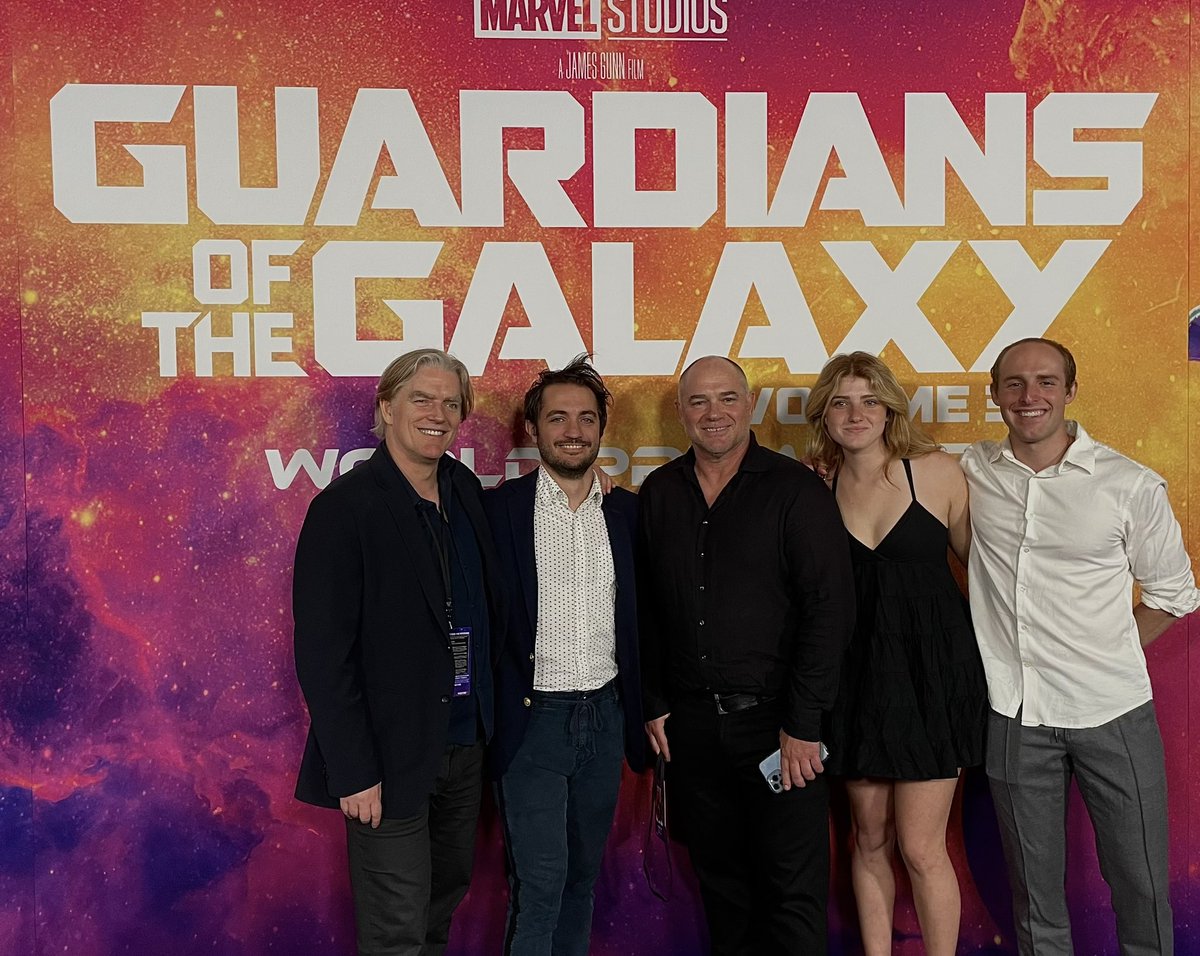 LarsWinther4's tweet photo. Great to take the family! #GotG3 https://t.co/HXX66cBqqO