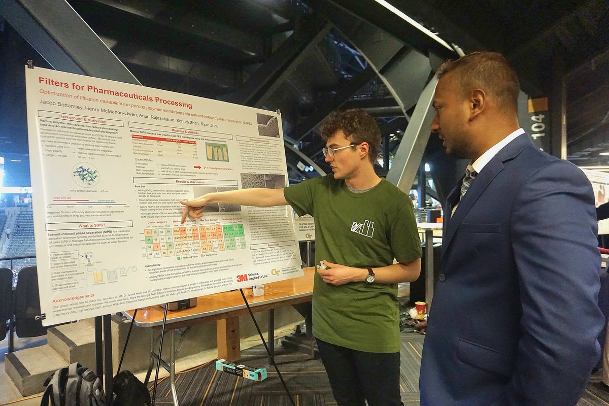 GTMSE_3's tweet photo. Congratulations and great job to all who presented their capstone projects at the Capstone Expo! Such great projects all around!

Special shoutout to the Power (Density) Rnagers for winning the best MSE project. Can't wait for next year!
#GTMSE #GTMSE_TransformingLearning https://t.co/ViEyG6Zp0z