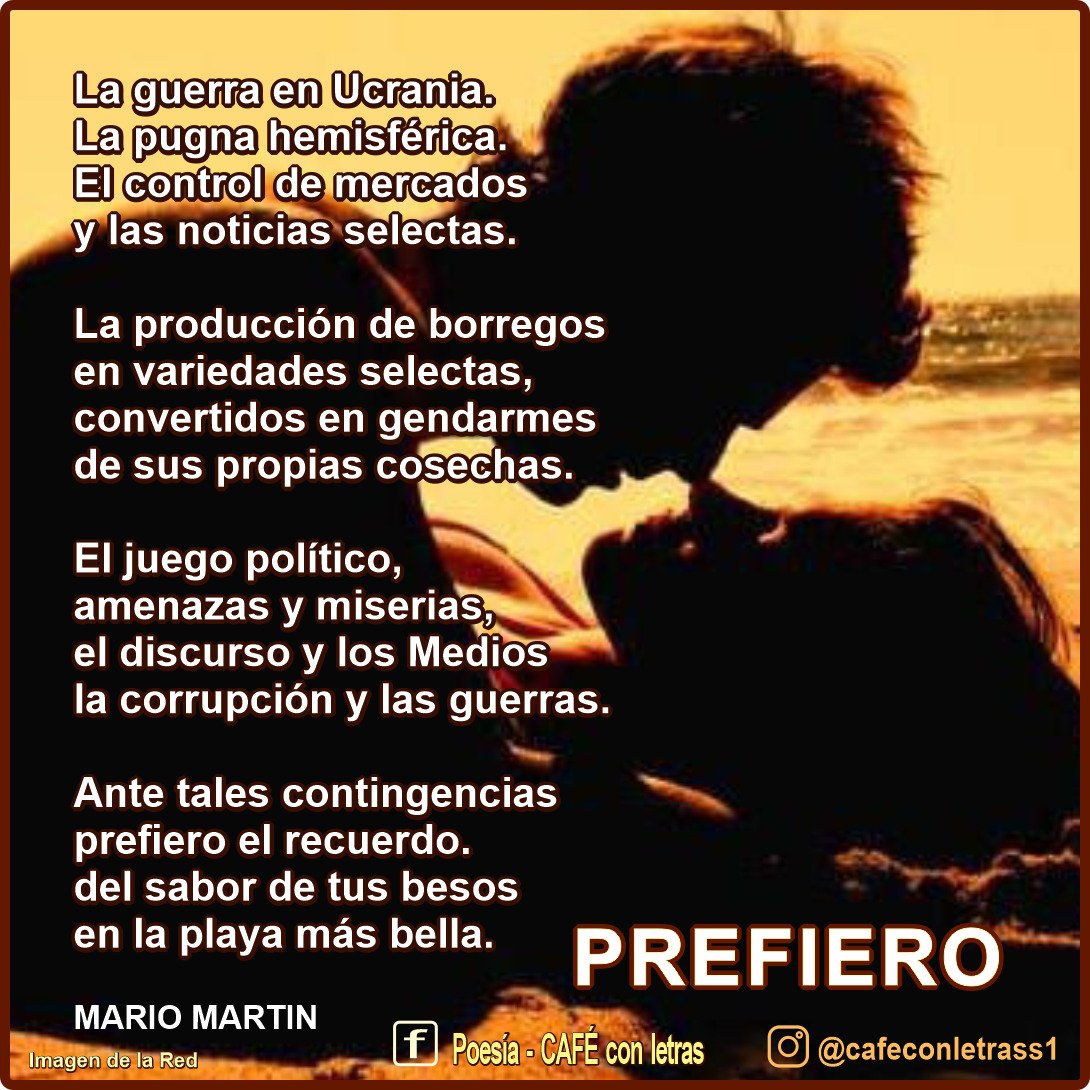 CafeConLetrasS1's tweet photo. Ante tales contingencias... PREFIERO https://t.co/Rb4NJUqxeK