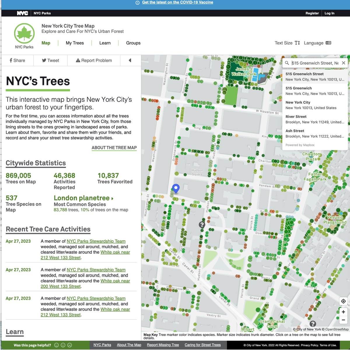 With Spring hesitating on making an appearance, spend some time on this fun website to reconnect with nature. NYC's Parks Department has a great interactive map of all the trees in NYC it manages. See link in bio.

#ZHarchitects #NYCparks #HudsonSquareNYC #ZHinspiration