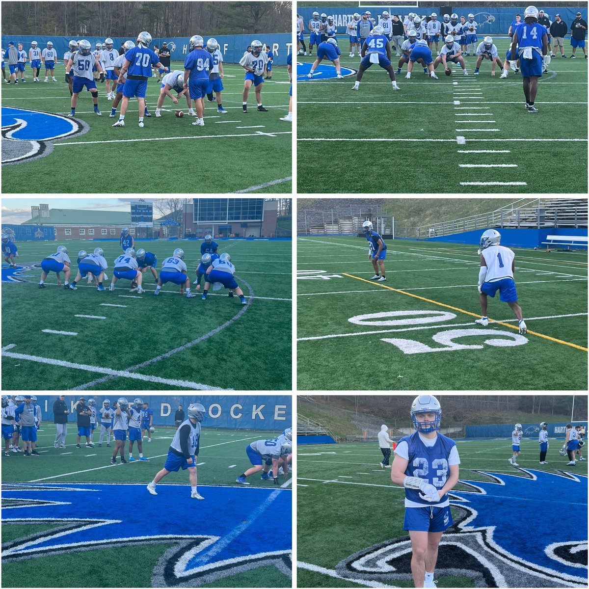 HartwickFball's tweet photo. Spring ball week 2 in the books✅🏈 https://t.co/kijHQ0h7rL