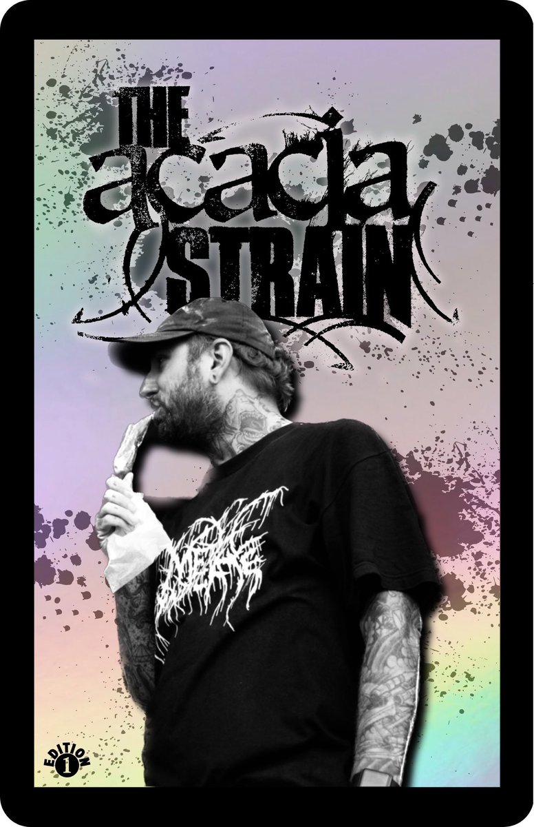 The <a href="/theacaciastrain/">The Acacia Strain</a> Bamboozle Fest CCG “Bamboozled” first edition Acacia Strain secret rare Corn Dog holo