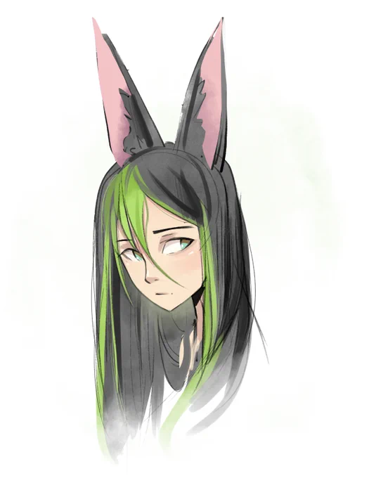contributing on the long haired agenda for my fox boy tighnari  #Tighnari #GenshinImpact