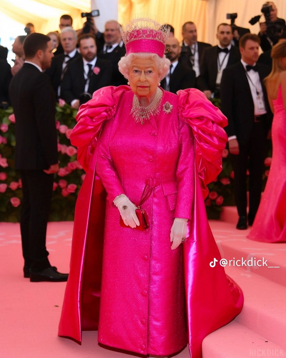 Kiwisim4 On Twitter If Queen Lizzy Went To The Met Gala Serving