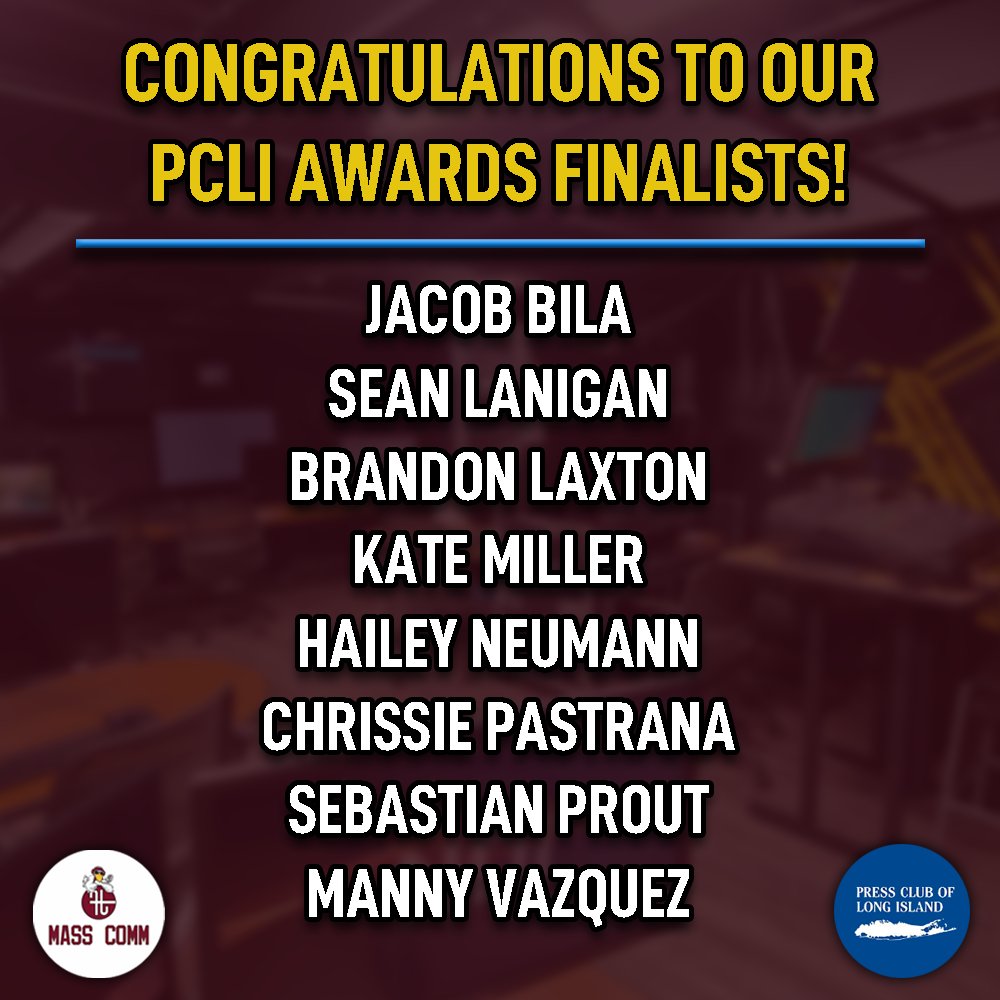 FTCMassComm's tweet image. Huge congratulations to our student finalists in this years @PCLI Awards! 

We&apos;re so proud of everyone&apos;s hard work and can&apos;t wait for the awards ceremony in June!
-
-
-
#fivetownscollege #masscomm #journalism #tv #news #tvnews #studentbroadcasting #studentjournalism