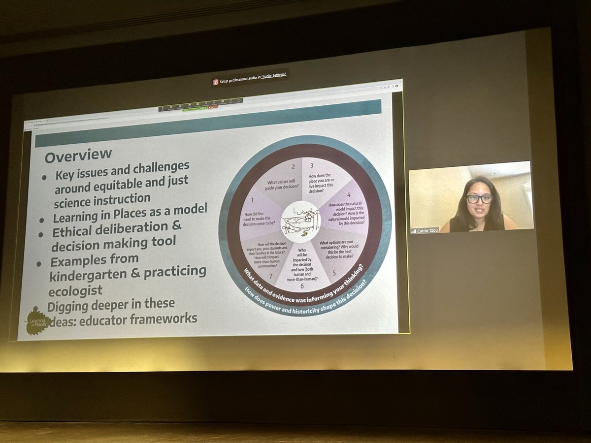 Dr. Carrie Tzou <a href="/tzouct/">Carrie Tzou</a> launched the <a href="/WAClimeTime/">ClimeTime</a> summit with a brilliant overview of the <a href="/LearnInPlaces/">Learning in Places</a> project. It is such a powerful &amp; important effort centered on socio-ecological decision making &amp; just action!

Explore frameworks &amp; storylines here:
➡️ learninginplaces.org
