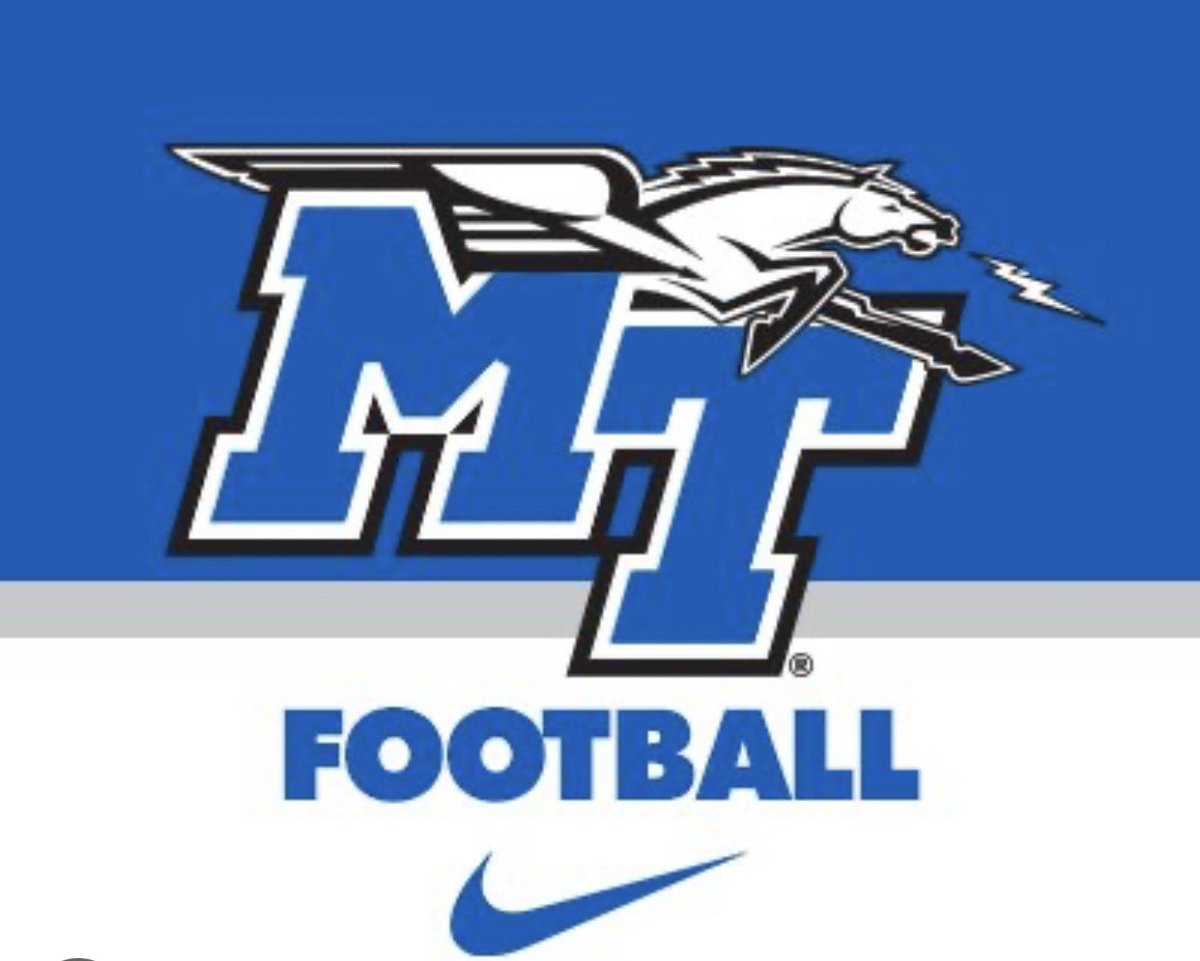 _SLIMEG's tweet image. Blessed too receive another D1 offer from Middle Tennessee University 💙!#AGTG we