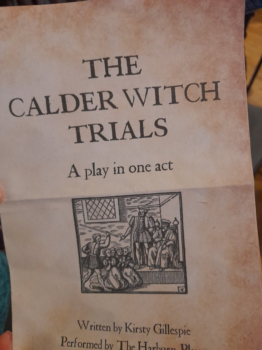 Powerful performances and excellently written play tonight to a full house in West Calder. 👏
Felt very moved to be transported into the lives and deaths of those women accused. 😓

<a href="/witchesofscotl1/">@witchesofscotland</a> <a href="/CalderWitchHunt/">TheCalderWitchHunt</a>