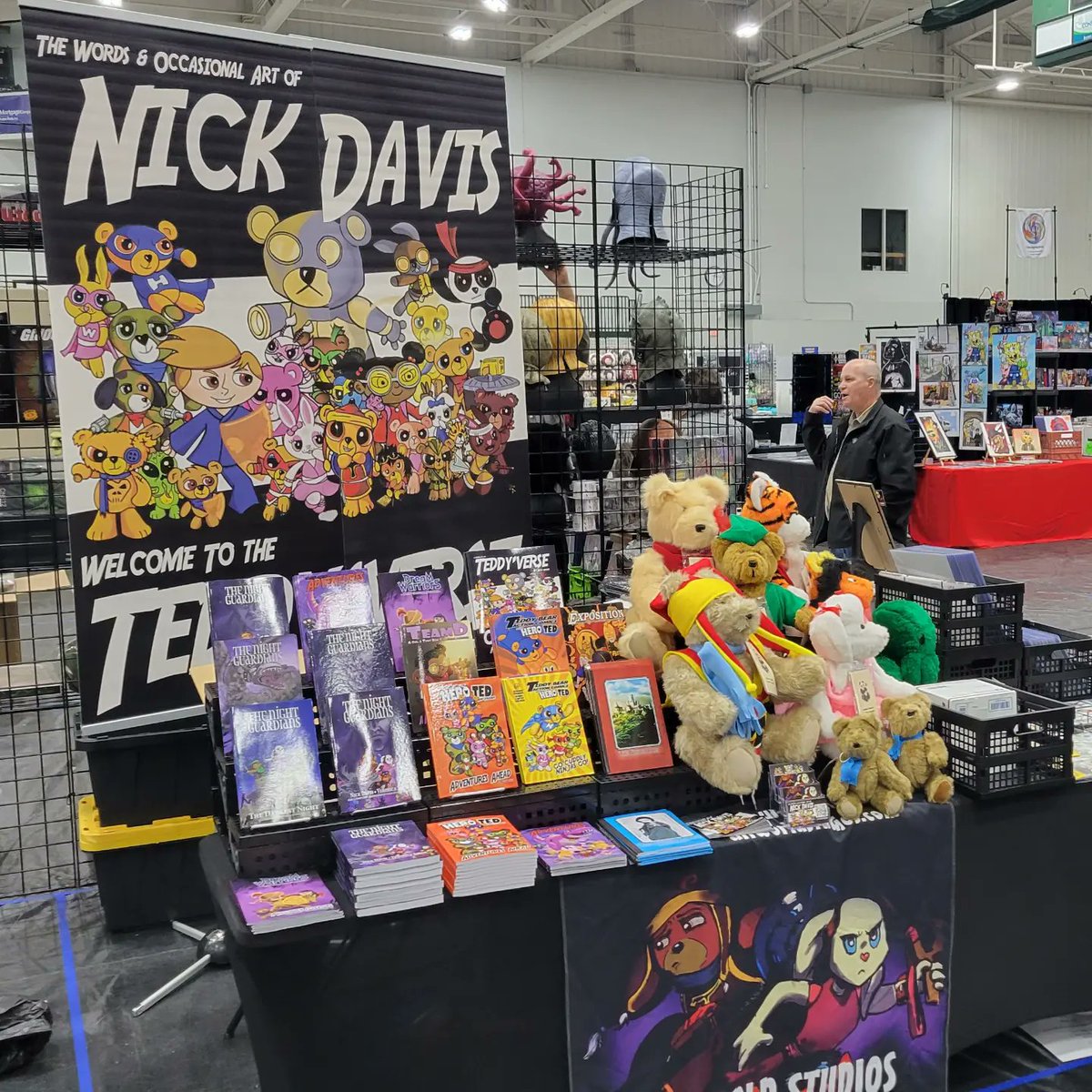 alt_world's tweet photo. Mostly set up for The #FourStateComicCon. I will finish off details tomorrow before the show kicks off 👍
@4statecomiccon #comics #comicscon #nightguardians @comicsworldpa https://t.co/ukQn525seF
