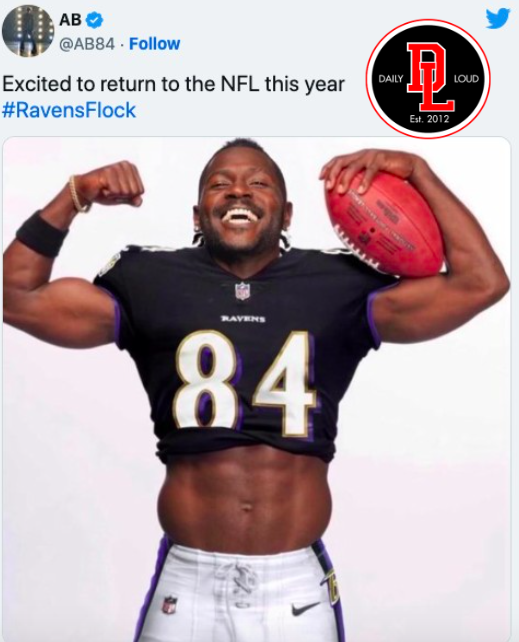 Daily Loud on Twitter "Antonio Brown hints he is signing with