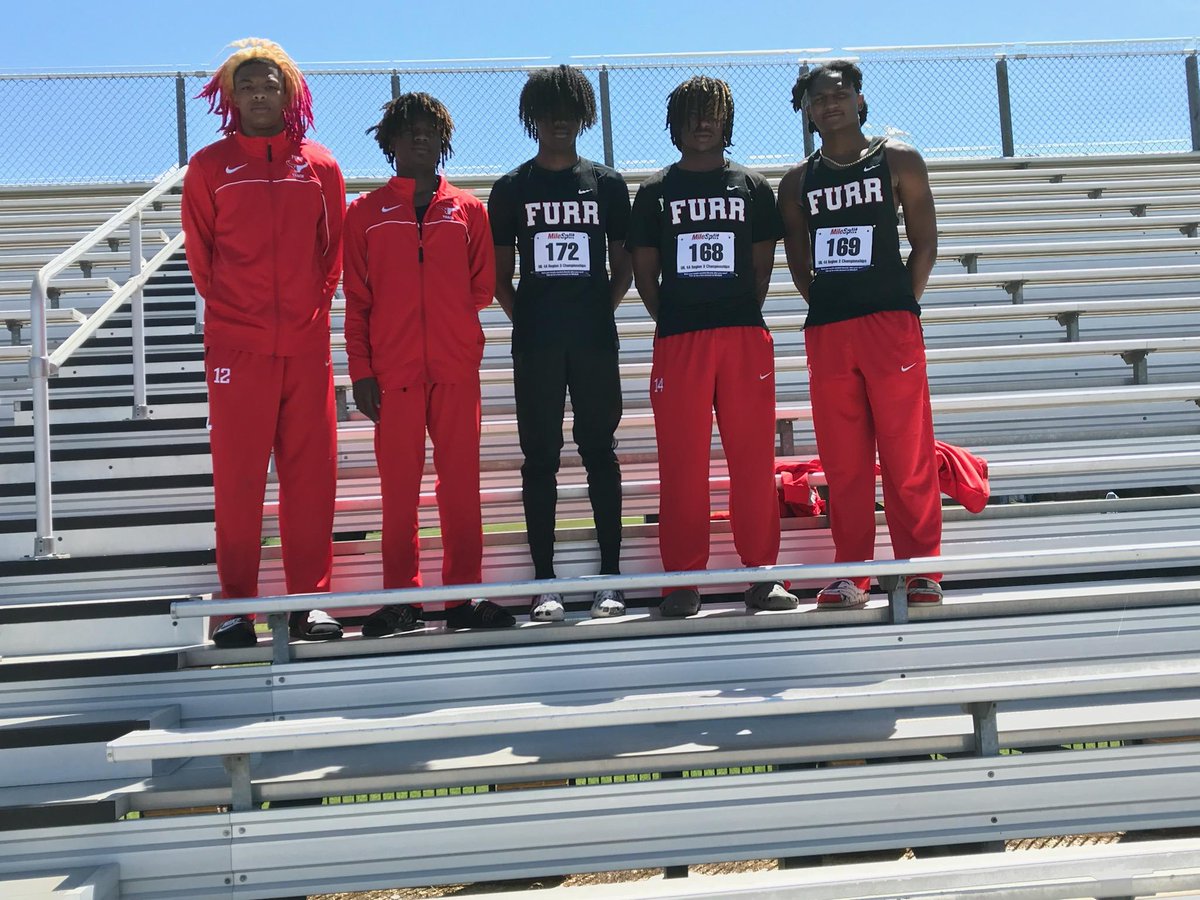 FurrHSAthletics (@furrathletics) on Twitter photo They guys survive another day. Moving on to the Region 3- 4A Finals in the 4x1 Relay and <a href="/OnlyCHeard/">Camron Heard</a> advances in the 100 meters. <a href="/FurrHS/">Furr High School</a> <a href="/wakeemup4_/">Dariyan Smtih</a> <a href="/HISDAthletics/">Houston ISD Athletics & UIL Academics</a> <a href="/EdleaderMoran/">Tammie Moran</a> #BrahmanPride They guys survive another day. Moving on to the Region 3- 4A Finals in the 4x1 Relay and <a href="/OnlyCHeard/">Camron Heard</a> advances in the 100 meters. <a href="/FurrHS/">Furr High School</a> <a href="/wakeemup4_/">Dariyan Smtih</a> <a href="/HISDAthletics/">Houston ISD Athletics & UIL Academics</a> <a href="/EdleaderMoran/">Tammie Moran</a> #BrahmanPride