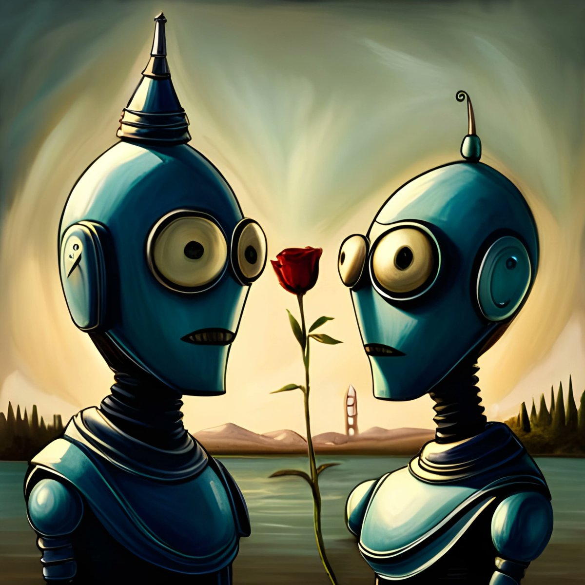 AGartworks's tweet photo. "Robotoids" Robotoid Couple #5
https://t.co/3rW9GSBSd5
#NFT #CryptoArt #Solana #RobotArt #DigitalArt #ArtificialIntelligence #Blockchain #CryptoCollectibles #RobotLove #RobotCouple #CryptoRobots #NFTCommunity #NonFungible #nftcollectors https://t.co/5voTsaFieJ