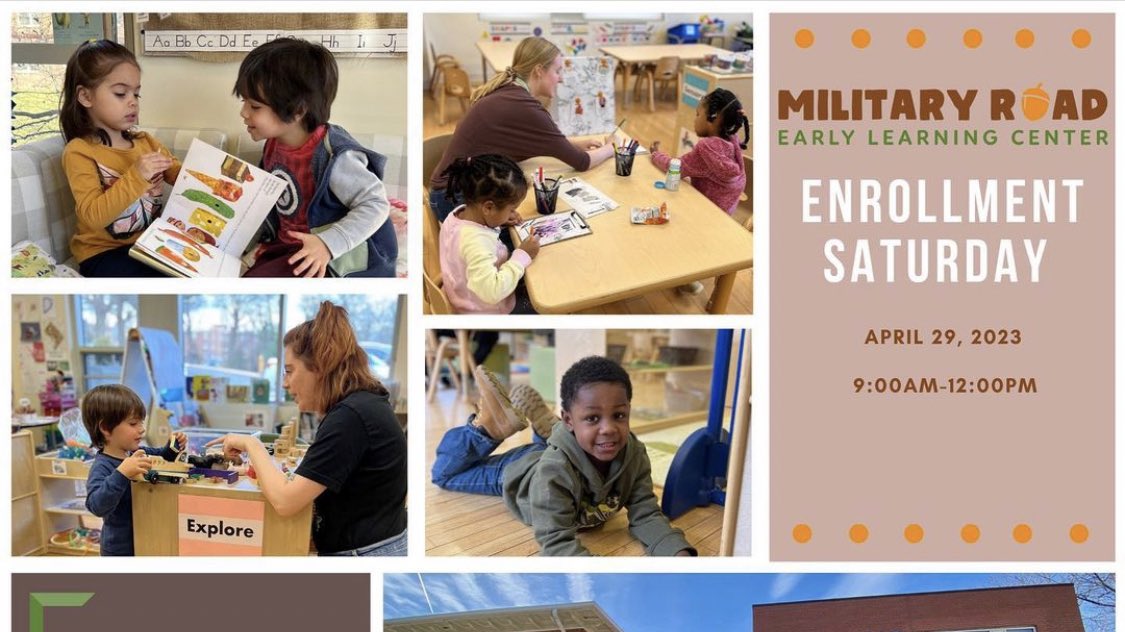 dcpublicschools's tweet photo. Enrollment Saturday is TOMORROW! Our schools are putting their unique spin on the event, with food, giveaways, dance parties, and much more.
 
Don’t miss out. Times &amp; locations for participating schools can be found at https://t.co/xLDbrEjb09. https://t.co/ylEx1Cc1Ac