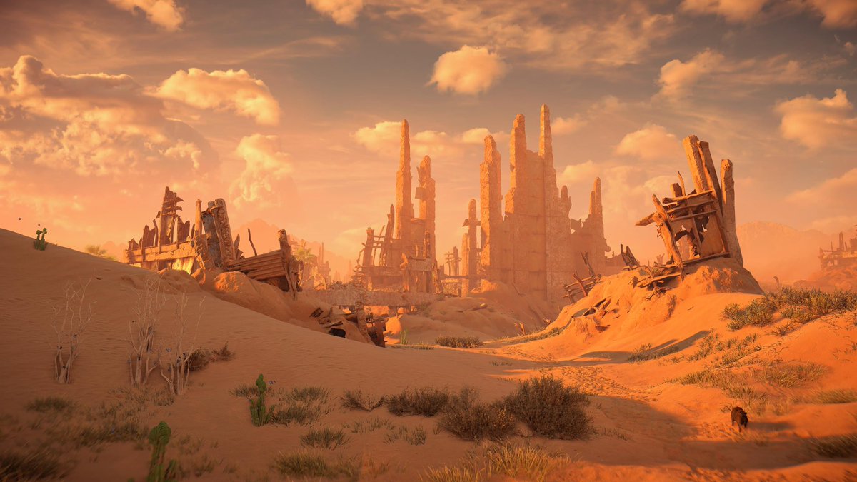 AtlasTheBirb's tweet photo. I’ve been playing a lot of Forbidden West recently and I thought I’d share some of the photos I’ve taken. This game is absolutely beautiful https://t.co/44vJE9noTw