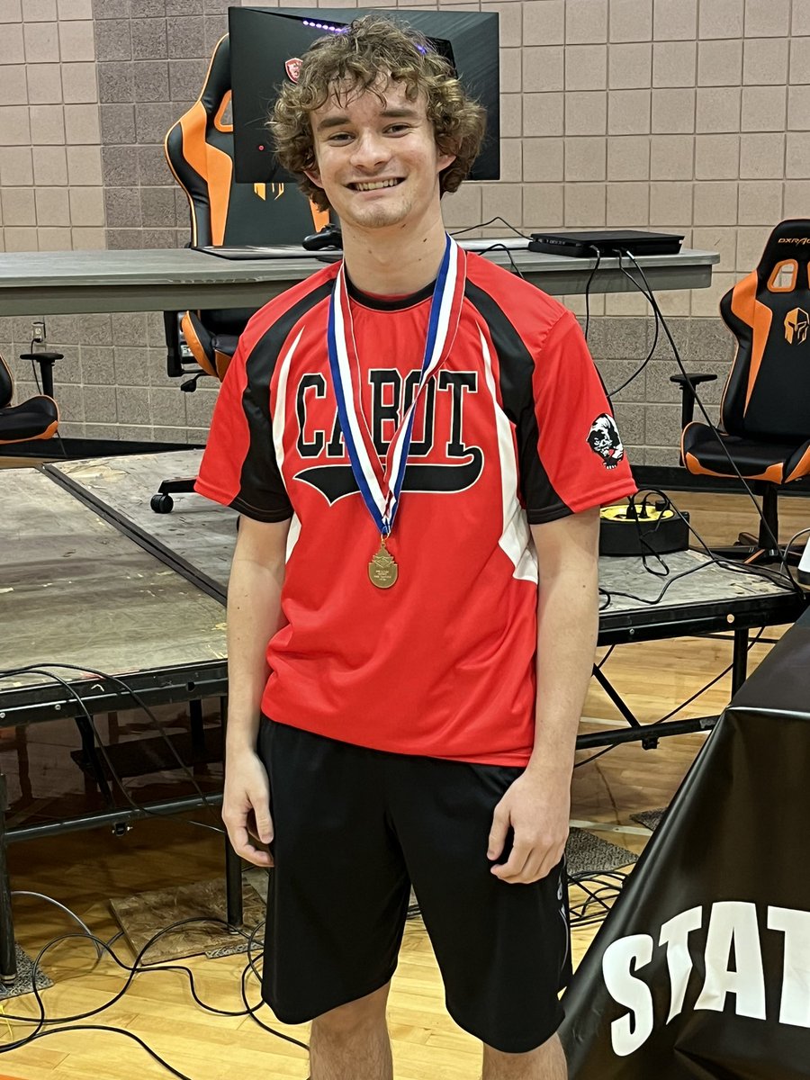 Congratulations to Cabot’s Jake Bellou as he claims the 2023 spring Madden State championship!